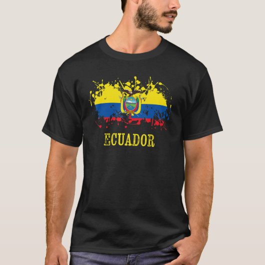 Ecuadoraanse liefhebbers van Ecuador en Ecuador T-shirt (Voorkant)