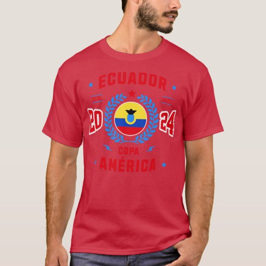 Ecuadoraanse Pride Copa America 2024 Fan T-shirt (Voorkant)