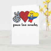 Ecuadoraanse roet Ecuador Vlag Ecuadoraans erfgoed Kaart (Gele Bloem)