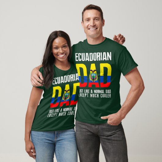 Ecuadoraanse vader als normaal, behalve koeler Ecu T-shirt (Unisex)