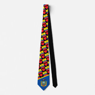 Ecuadoraanse vlag EG-octrooi Ecuador Ecuador Stropdas
