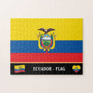 Ecuadoraanse vlag en Ecuadoraans land / Ecuador Legpuzzel