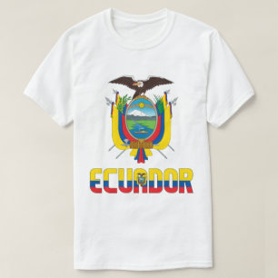 Ecuadoraanse vlag en wapenschild t-shirt