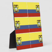 ecuadoraanse vlag fotoplaat (Zijkant)