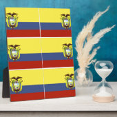ecuadoraanse vlag fotoplaat (Zijkant)