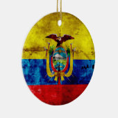 Ecuadoraanse vlag keramisch ornament (Rechts)