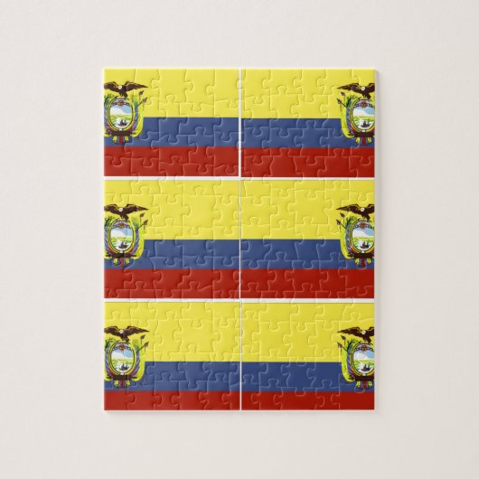 ecuadoraanse vlag legpuzzel (Verticaal)