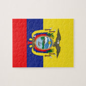 Ecuadoraanse vlag legpuzzel (Horizontaal)