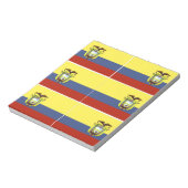 ecuadoraanse vlag notitieblok (Linkerzijde)