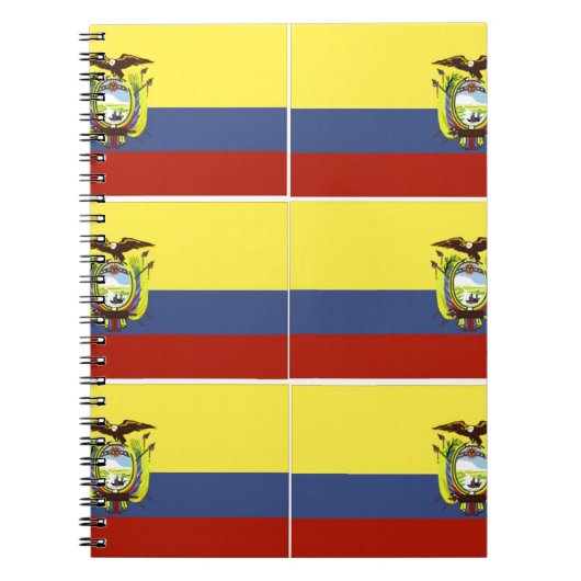 ecuadoraanse vlag notitieboek (Voorkant)
