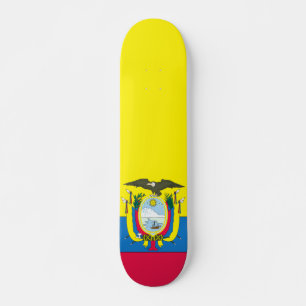 Ecuadoraanse vlag persoonlijk skateboard