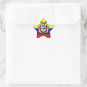 Ecuadoraanse vlag ster sticker (Tas)