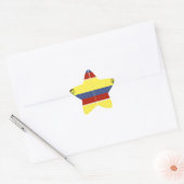 ecuadoraanse vlag ster sticker (Envelop)