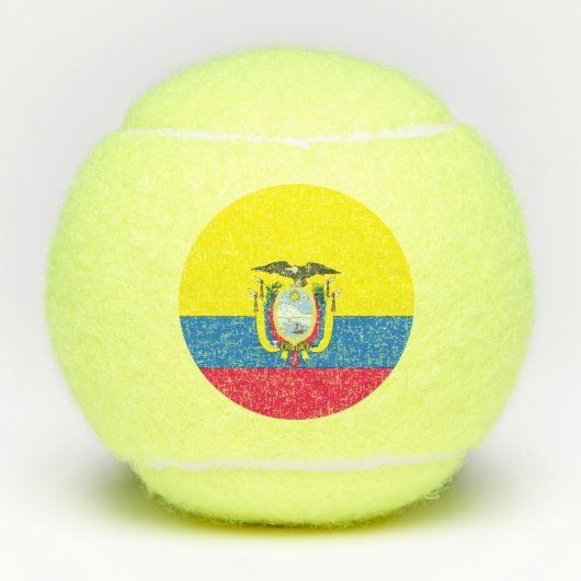 Ecuadoraanse vlag tennisballen (Voorkant)