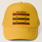 ecuadoraanse vlag trucker pet (Voorkant)