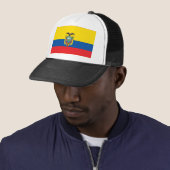 Ecuadoraanse vlag trucker pet (In situ)