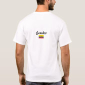 Ecuadoraanse vlag, vlag van Ecuador T-shirt (Achterkant)