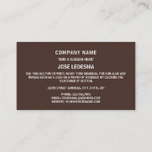 Ecuadoraanse vlag, vlag van Ecuador Visitekaartje (Achterkant)