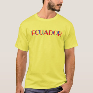 Ecuadoraanse vlag voor liefhebbers van het WK Ecua T-shirt