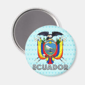 Ecuadoraanse wapenstilstand magneet (Voorkant / Achterkant)
