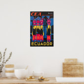 Ecuadoranse druk Zuid-Amerikaanse kunst CEA Reispo Poster (Keuken)