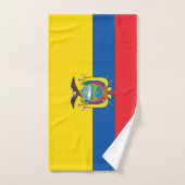 Ecuadorese vlag bad handdoek (Handdoek)