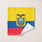 Ecuadorese vlag bad handdoek (Wasdoekje)
