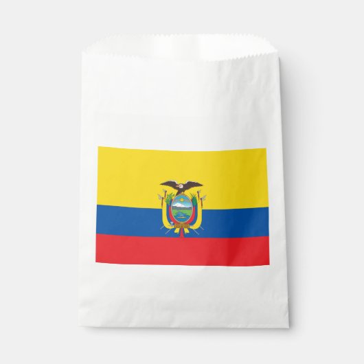 Ecuadorese vlag bedankzakje (Voorkant)