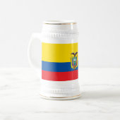 Ecuadorese vlag bierpul (Voorkant links)