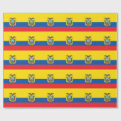 Ecuadorese vlag cadeaupapier (Vlak)