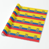 Ecuadorese vlag cadeaupapier (Uitgerold)