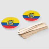 Ecuadorese vlag handwaaier (Niet-gemonteerd)