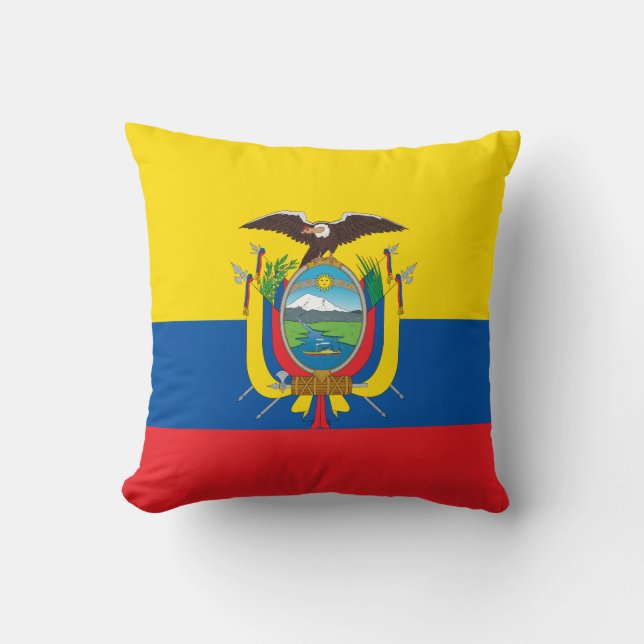 Ecuadorese vlag kussen (Voorkant)