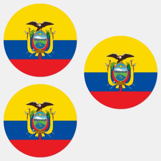 Ecuadorese vlag labels (Groep)