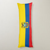 Ecuadorese vlag lichaamskussen (Achterkant (Verticaal))