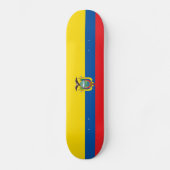 Ecuadorese vlag persoonlijk skateboard (Voorkant)