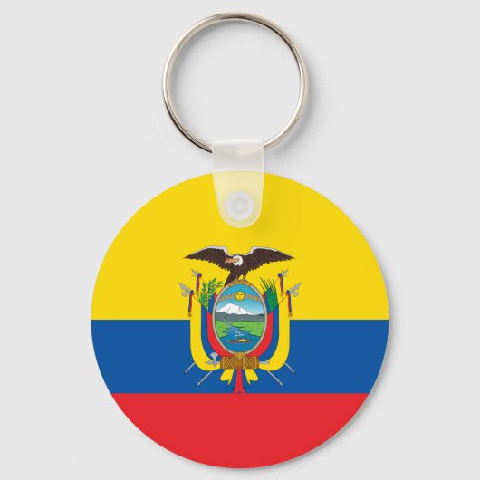 Ecuadorese vlag sleutelhanger (Voorkant)
