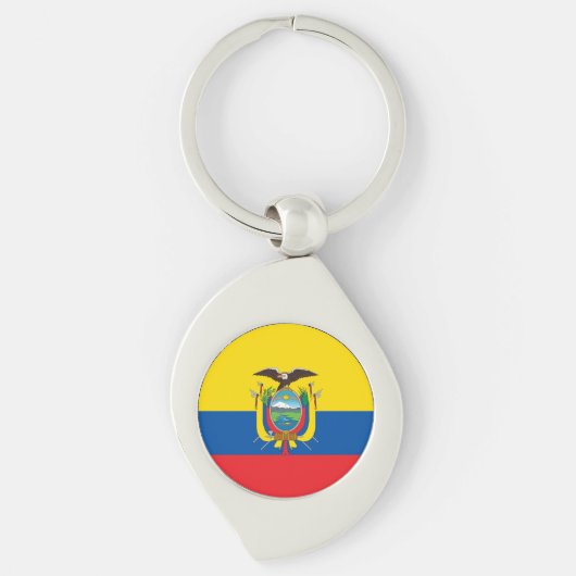 Ecuadorese vlag sleutelhanger (Voorkant)