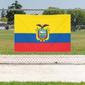 Ecuadorese vlag spandoek (Insitu)