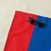 Ecuadorese vlag strandlaken (In situ)