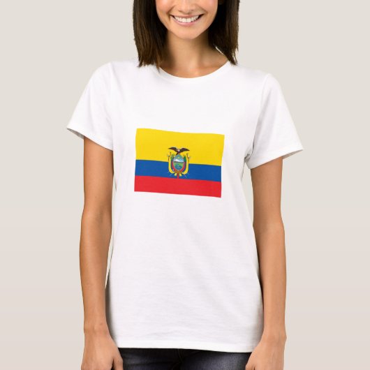 Ecuadorese vlag t-shirt (Voorkant)