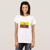 Ecuadorese vlag t-shirt (Voorkant volledig)