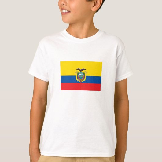 Ecuadorese vlag t-shirt (Voorkant)