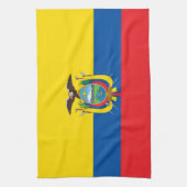 Ecuadorese vlag theedoek (Verticaal)