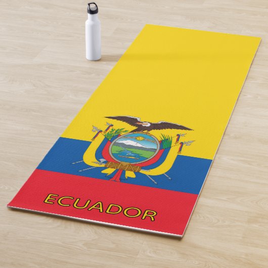 Ecuadorese vlag yogamat (In situ)