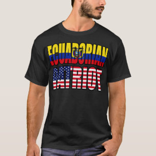 Ecuadoriaans-Amerikaanse patriotprijs voor het erf T-shirt