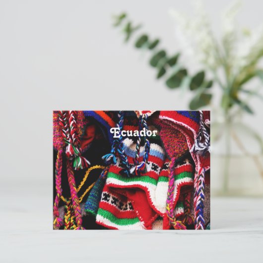 Ecuadoriaans Briefkaart (Staand voorkant)