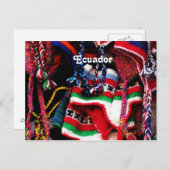 Ecuadoriaans Briefkaart (Voorkant / Achterkant)
