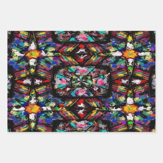 Ecuadoriaans Glas in lood Inpakpapier Vel (Voorkant)