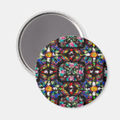 Ecuadoriaans Glas in lood Magneet (Voorkant / Achterkant)